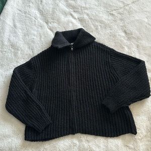 NWT zip cardigan